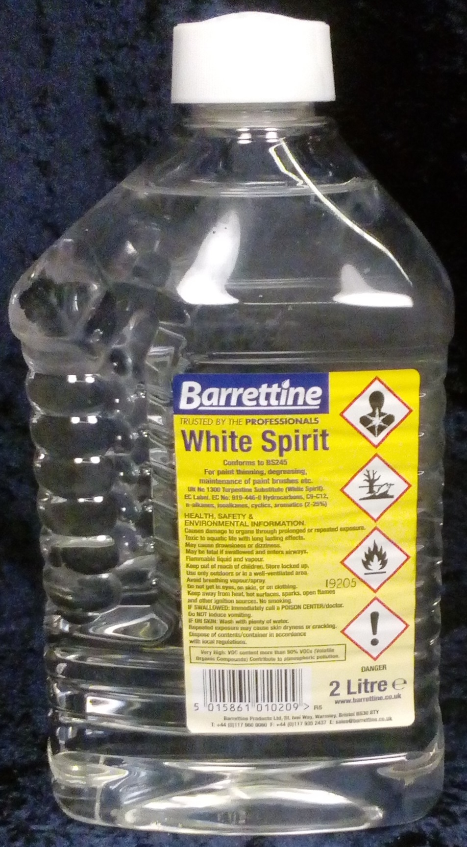 White Spirit  Barrettine Products